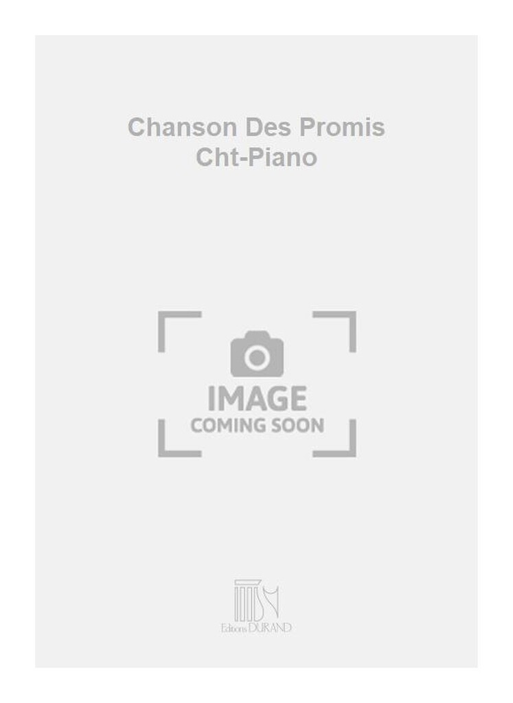 Chanson Des Promis Cht-Piano